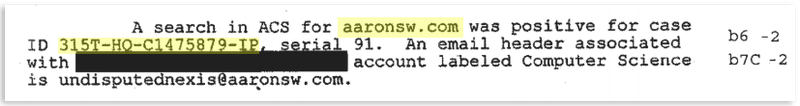 Illustration for article titled FBI Secretly Collected Data on Aaron Swartz Earlier Than We Thought—in a Case Involving Al Qaeda